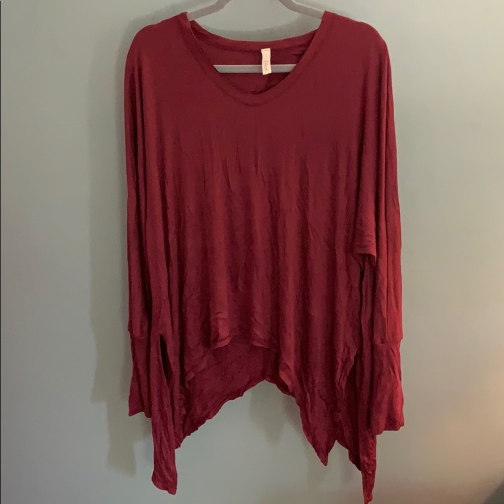 Long-sleeve Tunic Top